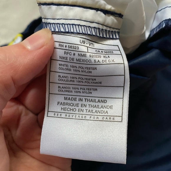 Vintage 90s Nike Athletic Wear Blue Basketball Sports Shorts Size Small NWT - Picture 8 of 9